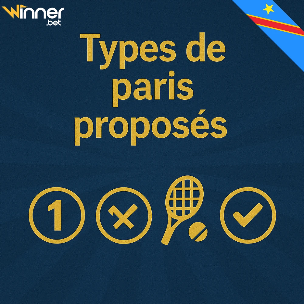 Types de paris proposés